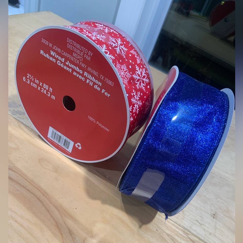 2x wired jumbo ribbons